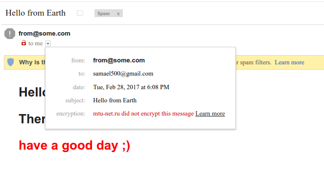 gmail spam